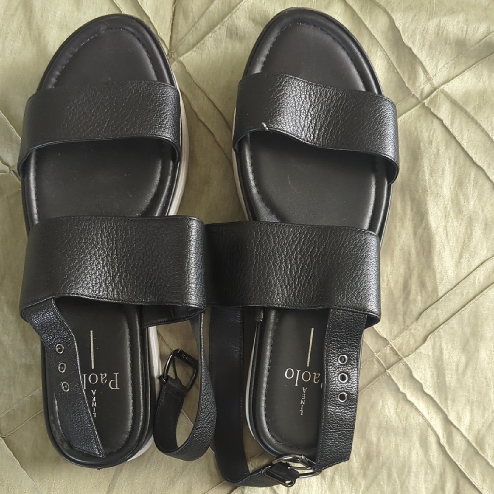 Paolo Women's Elegant Black Sandals